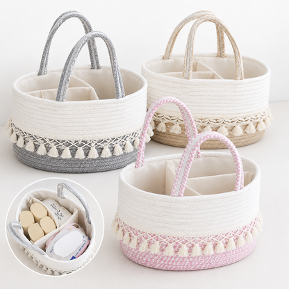 Woven Baby Nursery Storage Basket